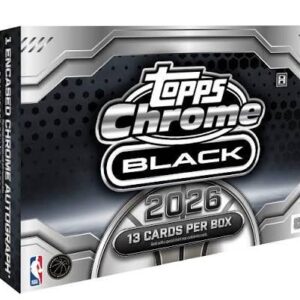 2025-26 Topps Chrome Black Basketball NBA Hobby Box